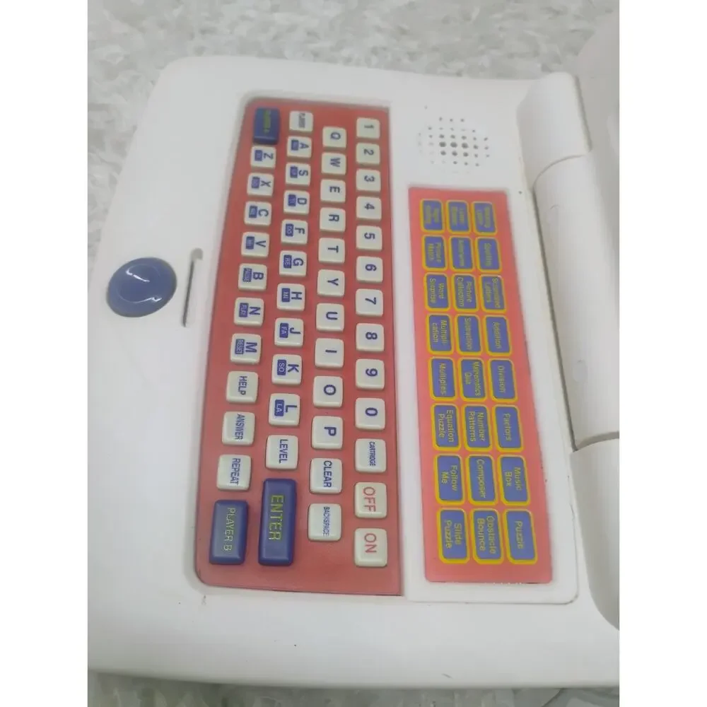 Vintage VTech Talking Whiz Kid Laptop Educational Toy Computer 1990s - Tested